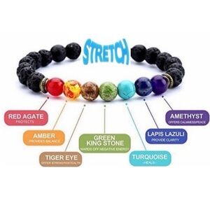 7 Chakras Healing Stones Bracelet